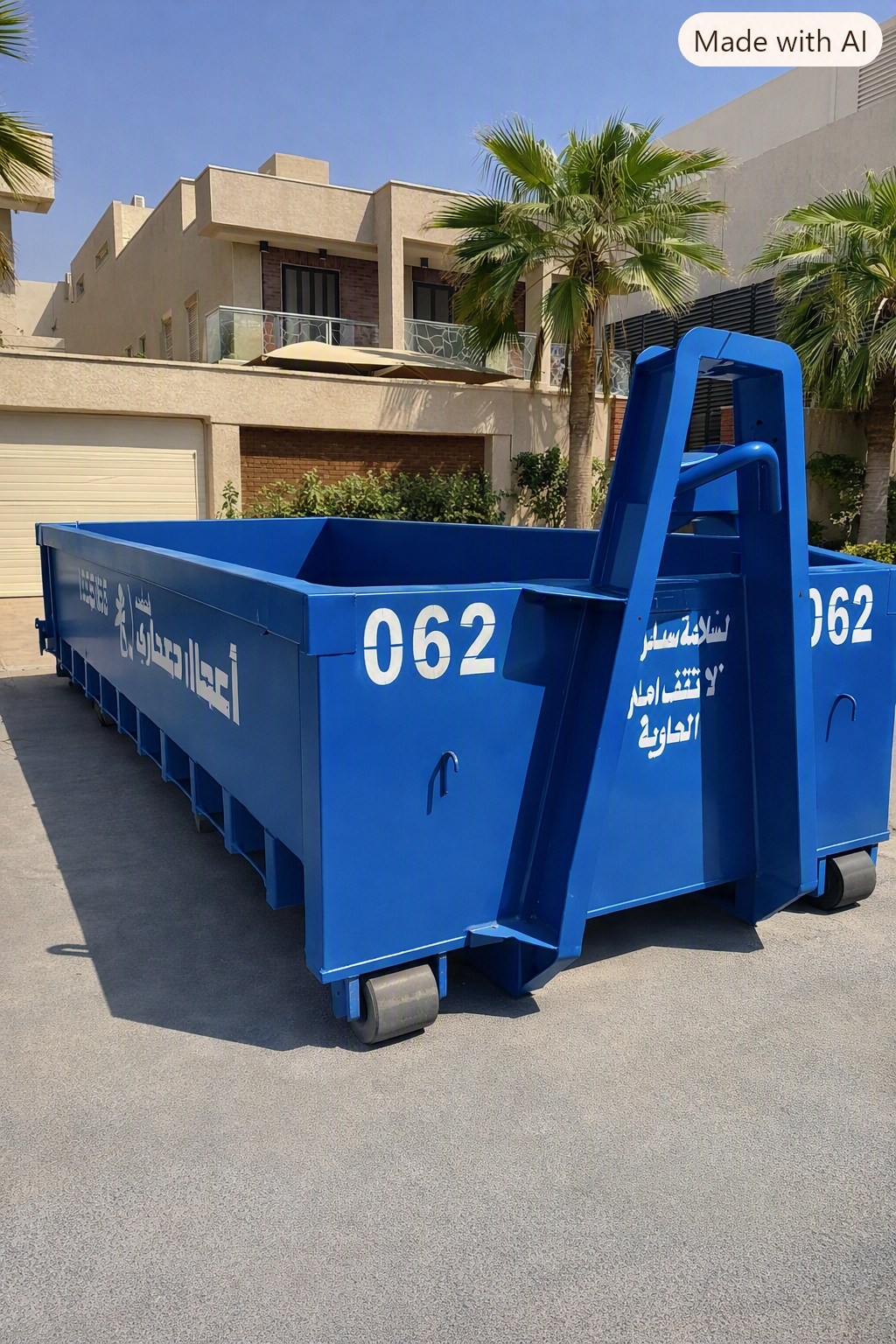 حاويات الأنقاض والمخلفات الإنشائية